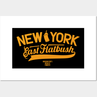 Exploring East Flatbush: A Graffiti-Inspired Homage to Brooklyn Posters and Art